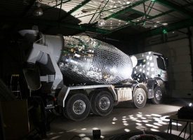 Cement Mixer Disco Ball